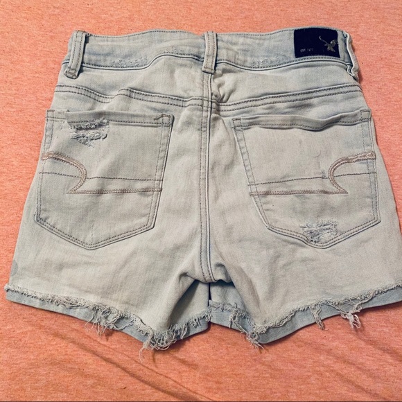 High Rise Jean Shorts - Picture 2 of 2